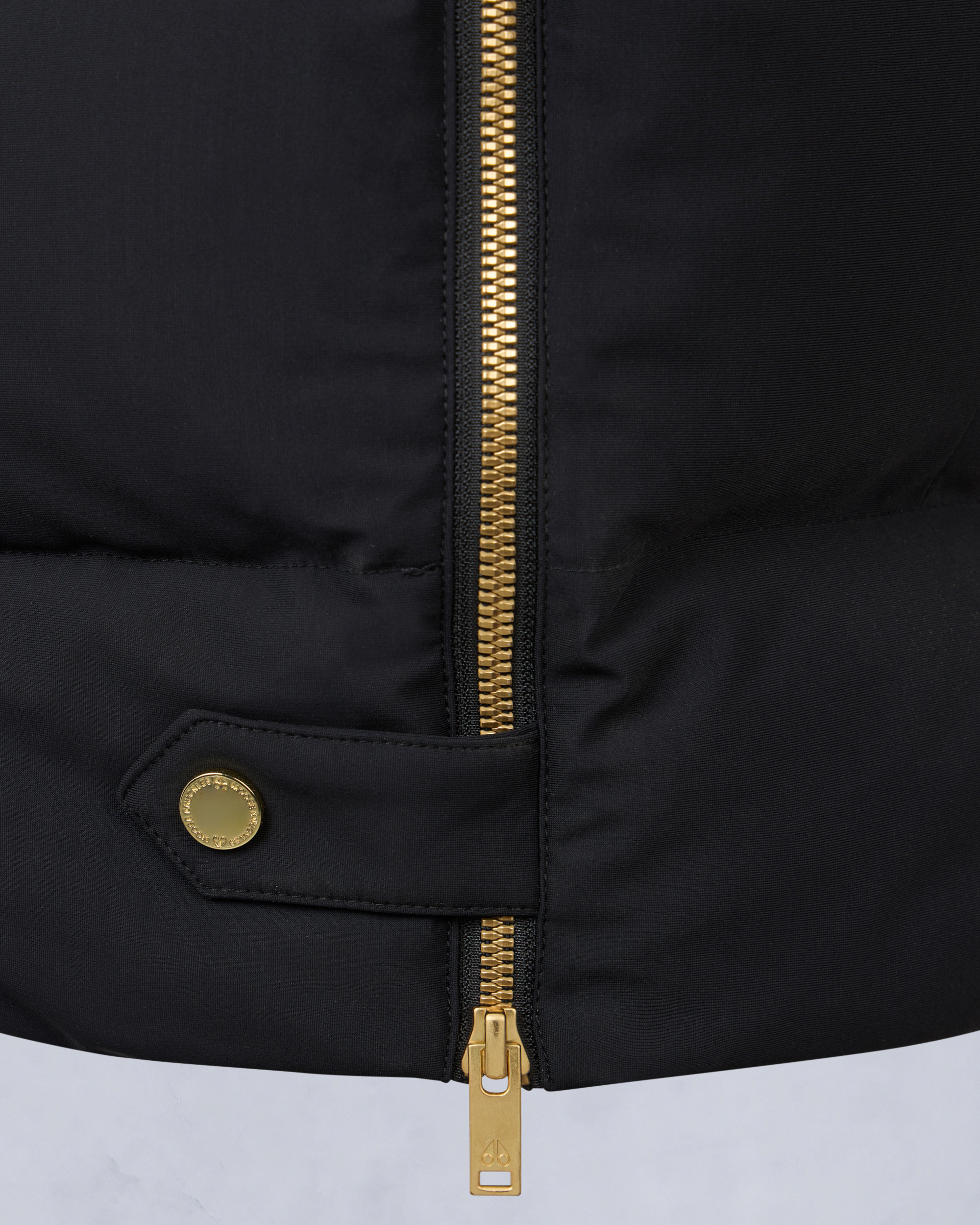 Moose Knuckles - M35LP228GS - GOLD SERIES NYLUXE WATERSHED SHEARLING TRIM PARKA - WOMENS -  - Detail1