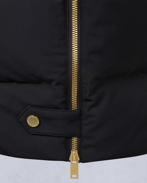 Moose Knuckles - M35LP228GS - GOLD SERIES NYLUXE WATERSHED SHEARLING TRIM PARKA - WOMENS -  - Detail1