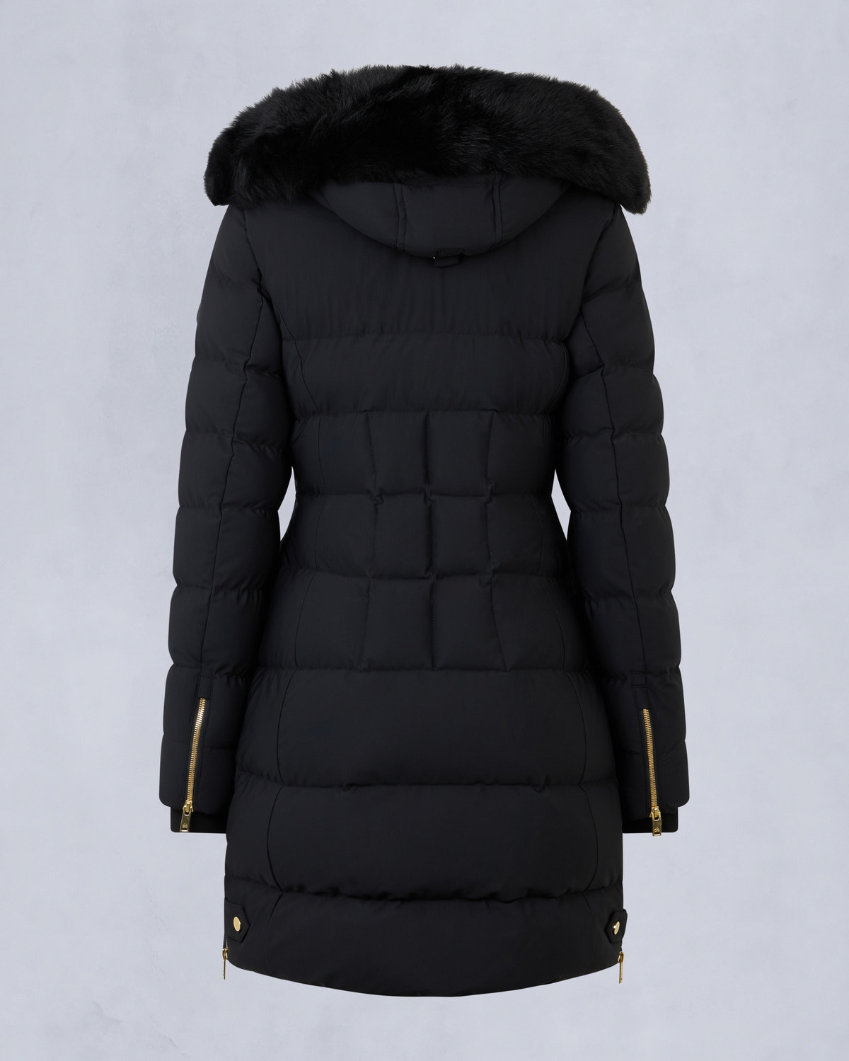 Moose Knuckles - M35LP228GS - GOLD SERIES NYLUXE WATERSHED SHEARLING TRIM PARKA - WOMENS -  - Detail2