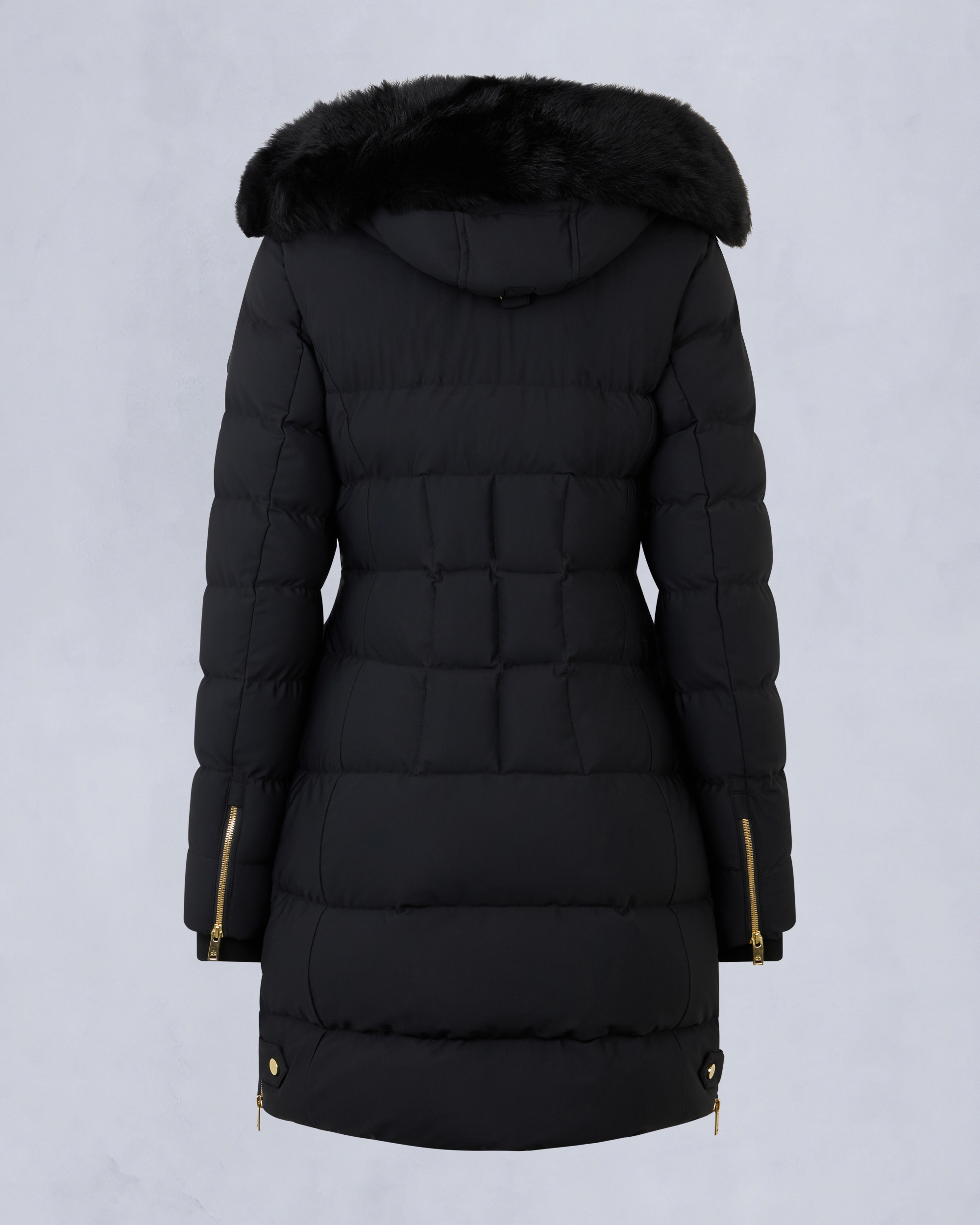 Moose Knuckles - M35LP228GS - GOLD SERIES NYLUXE WATERSHED SHEARLING TRIM PARKA - WOMENS -  - Detail2