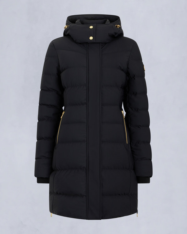 Moose Knuckles - M35LP228GS - GOLD SERIES NYLUXE WATERSHED SHEARLING TRIM PARKA - WOMENS -  - Detail7