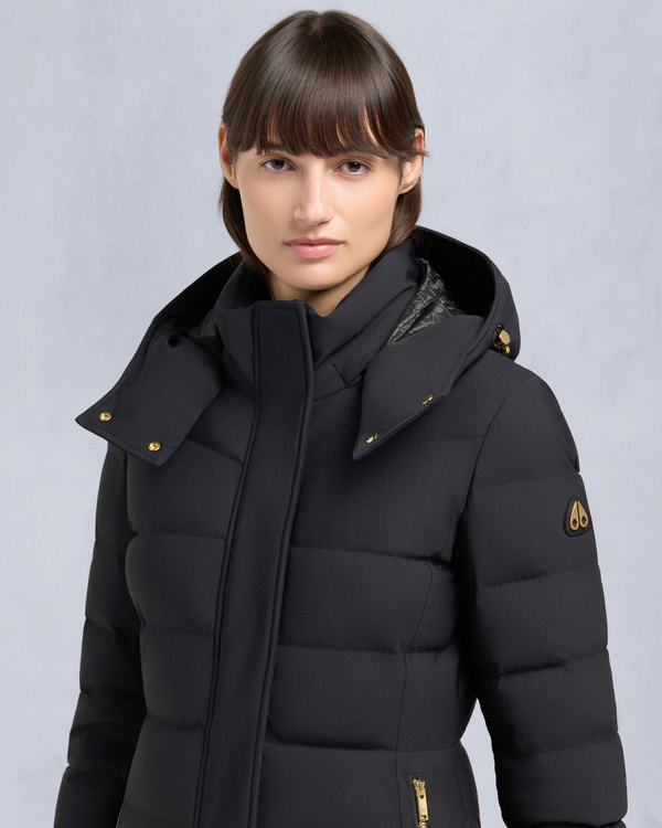 Moose Knuckles - M35LP228GS - GOLD SERIES NYLUXE WATERSHED SHEARLING TRIM PARKA - WOMENS -  - Detail8
