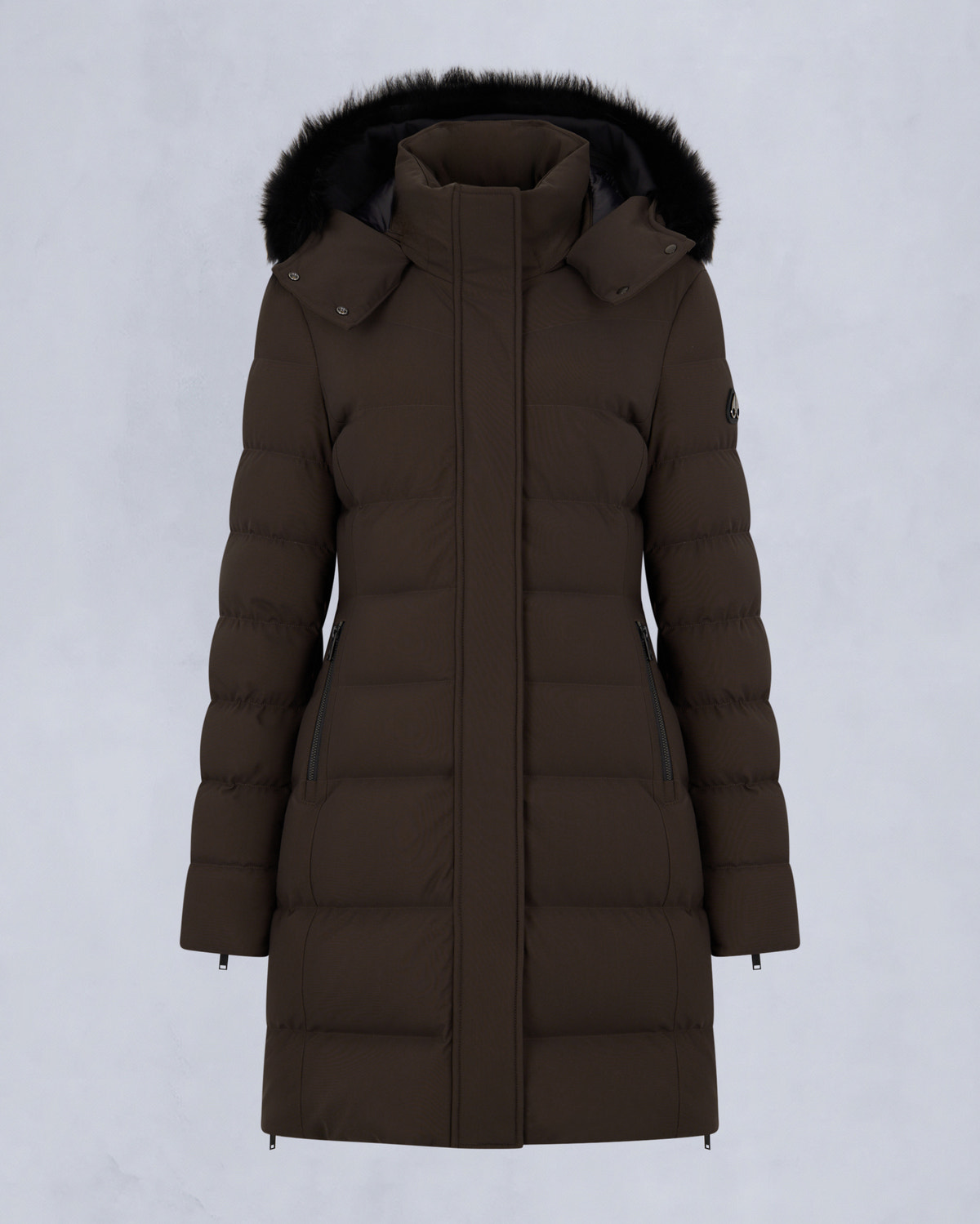 Moose Knuckles - M35LP228S - NYLUXE WATERSHED SHEARLING TRIM PARKA - WOMENS -  - GM