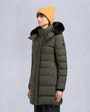 Moose Knuckles - M35LP228S - NYLUXE WATERSHED SHEARLING TRIM PARKA - WOMENS -  - Front