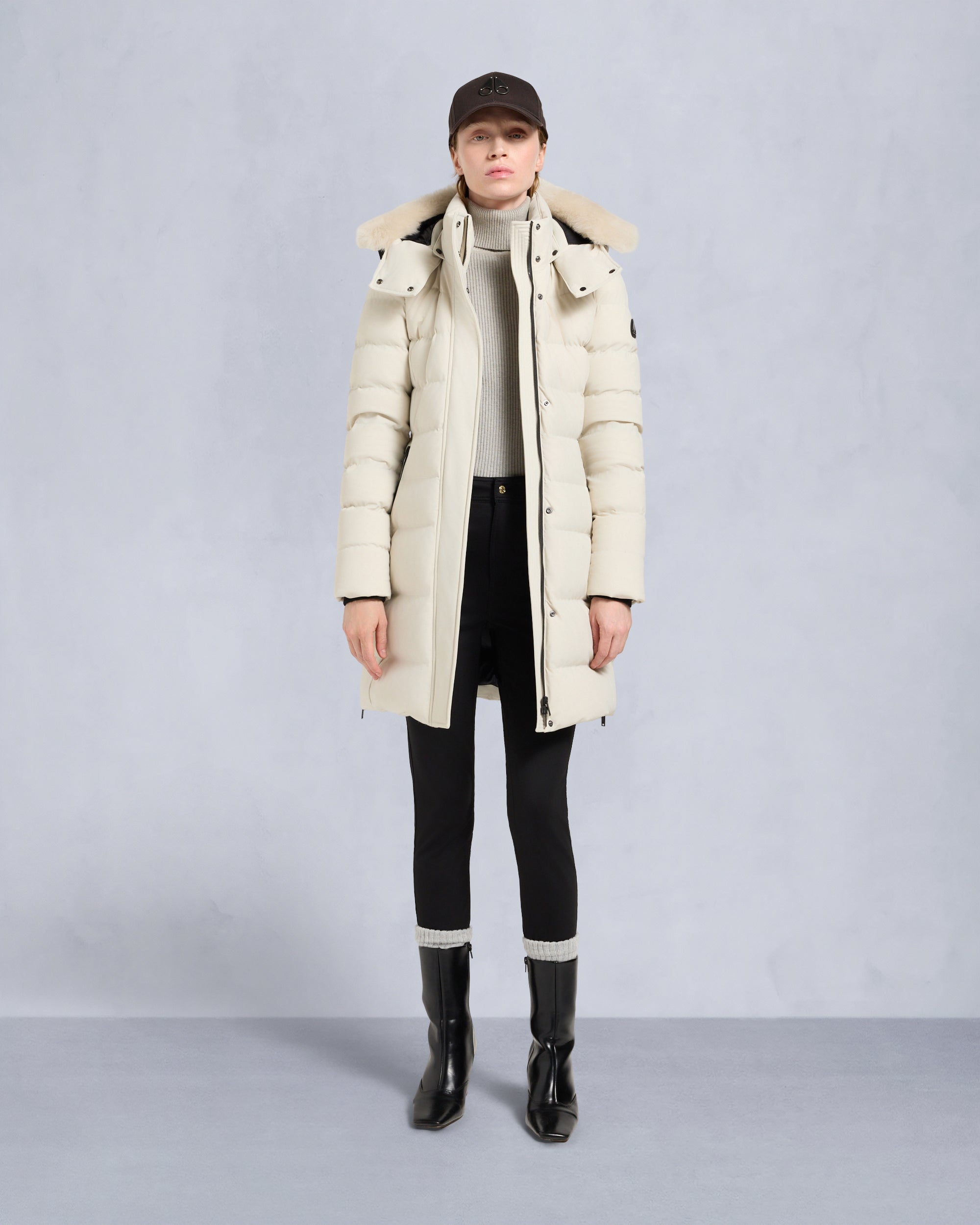Nyluxe Watershed Shearling Trim Parka | Women | Moose Knuckles