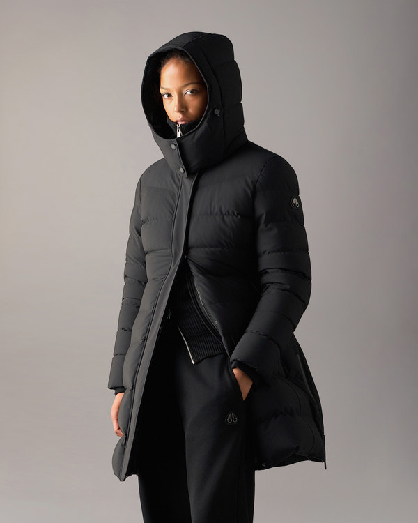Moose Knuckles - M35LP228S - NYLUXE WATERSHED SHEARLING TRIM PARKA - WOMENS -  - Detail4
