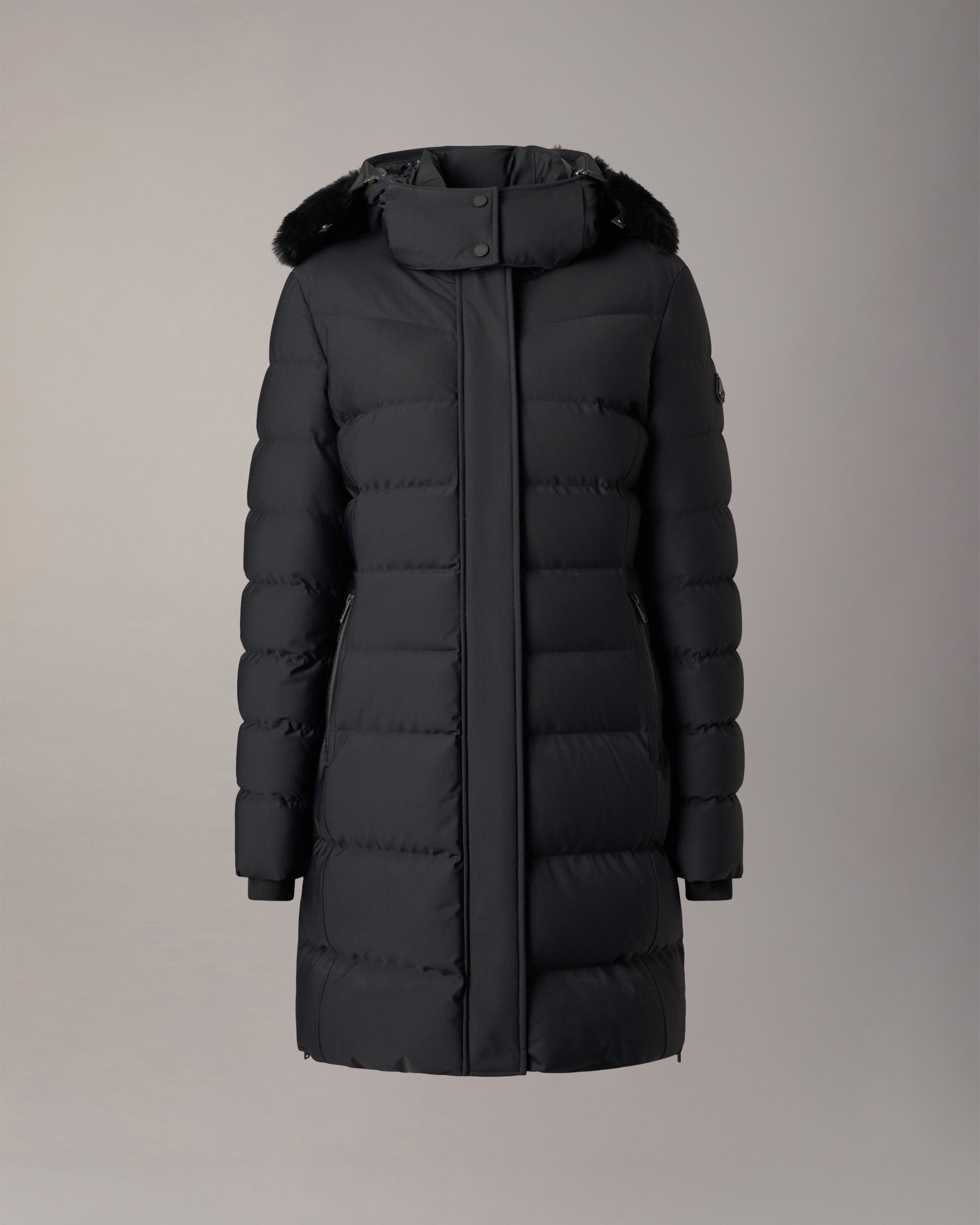 Moose Knuckles - M35LP228S - NYLUXE WATERSHED SHEARLING TRIM PARKA - WOMENS -  - Detail8