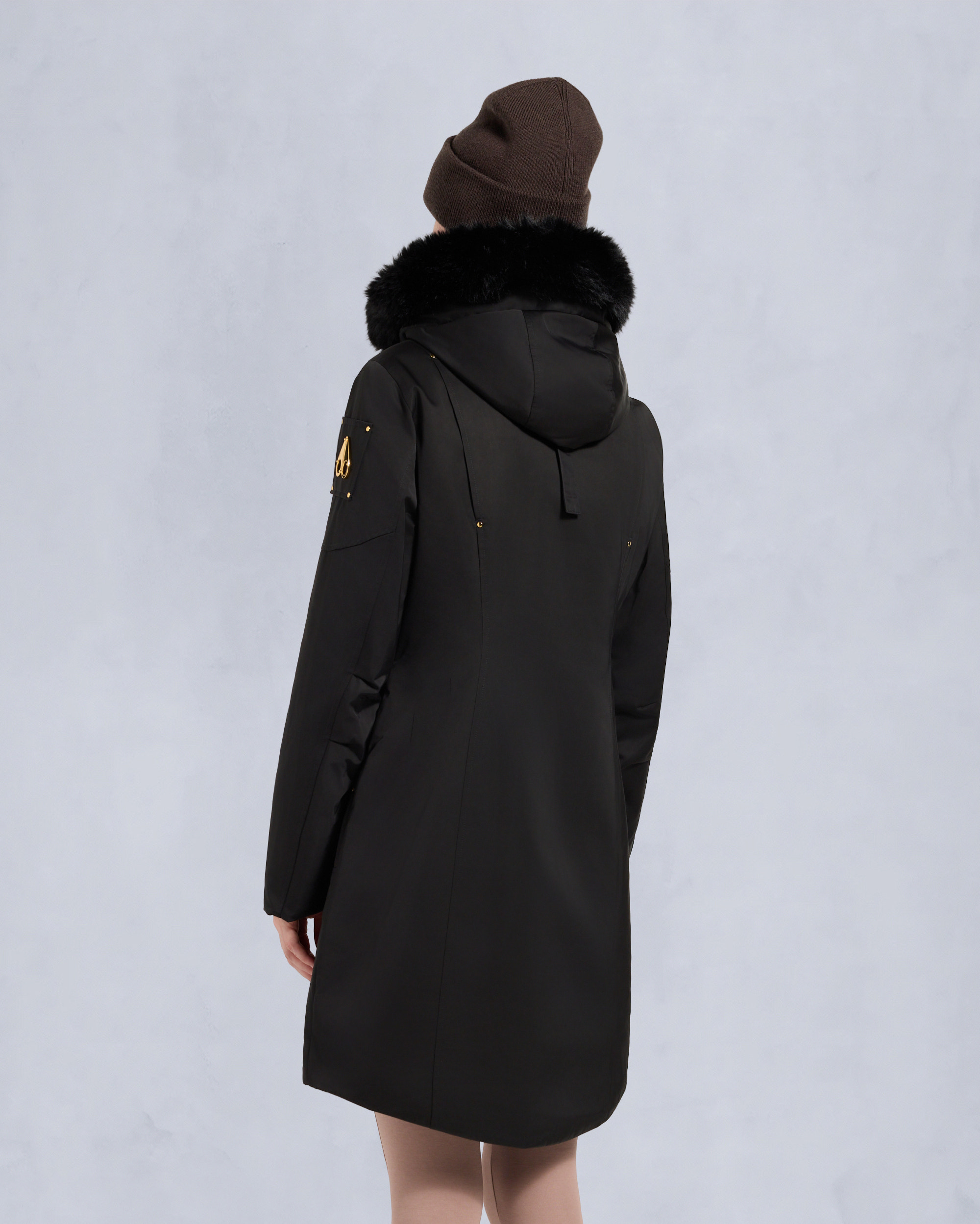Moose Knuckles - M35LP253G - Gold Series Satin Stirling Parka - WOMENS -  - Back