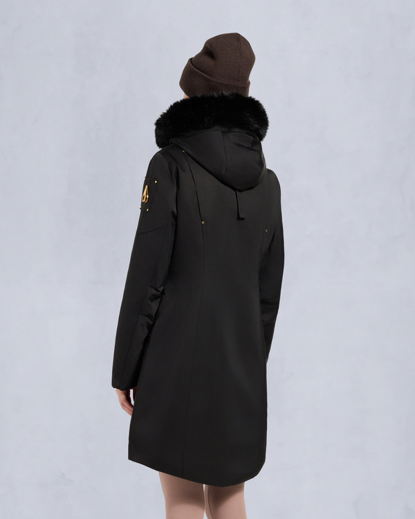 Moose Knuckles - M35LP253G - Gold Series Satin Stirling Parka - WOMENS -  - Back