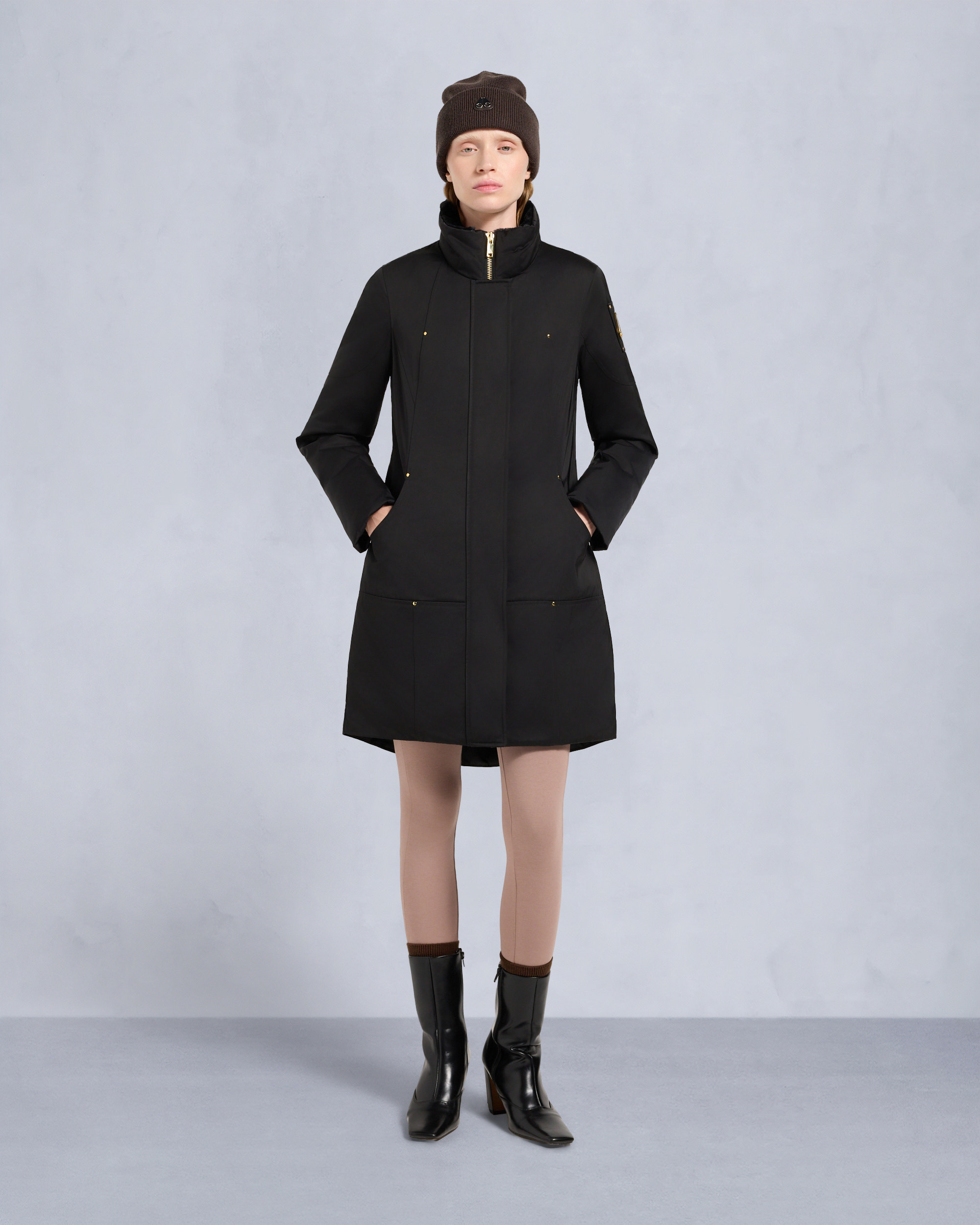 Moose Knuckles - M35LP253G - Gold Series Satin Stirling Parka - WOMENS -  - Detail3