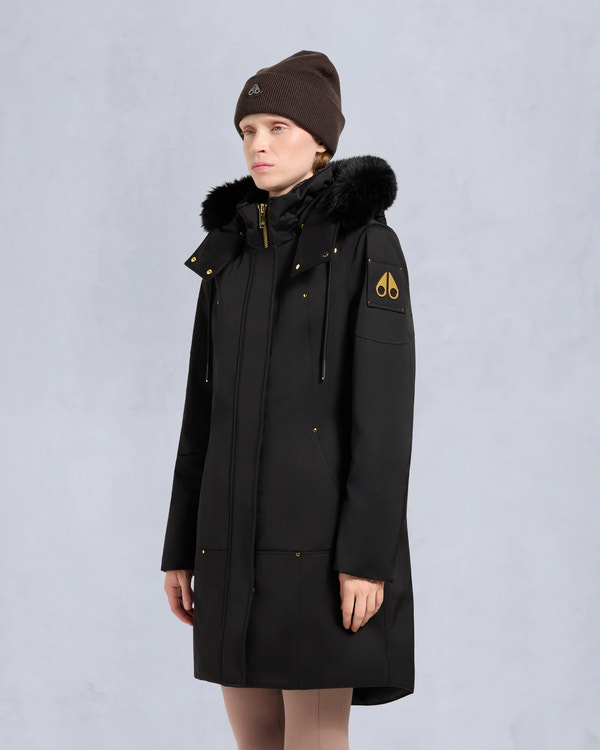 Moose Knuckles - M35LP253G - Gold Series Satin Stirling Parka - WOMENS -  - Front