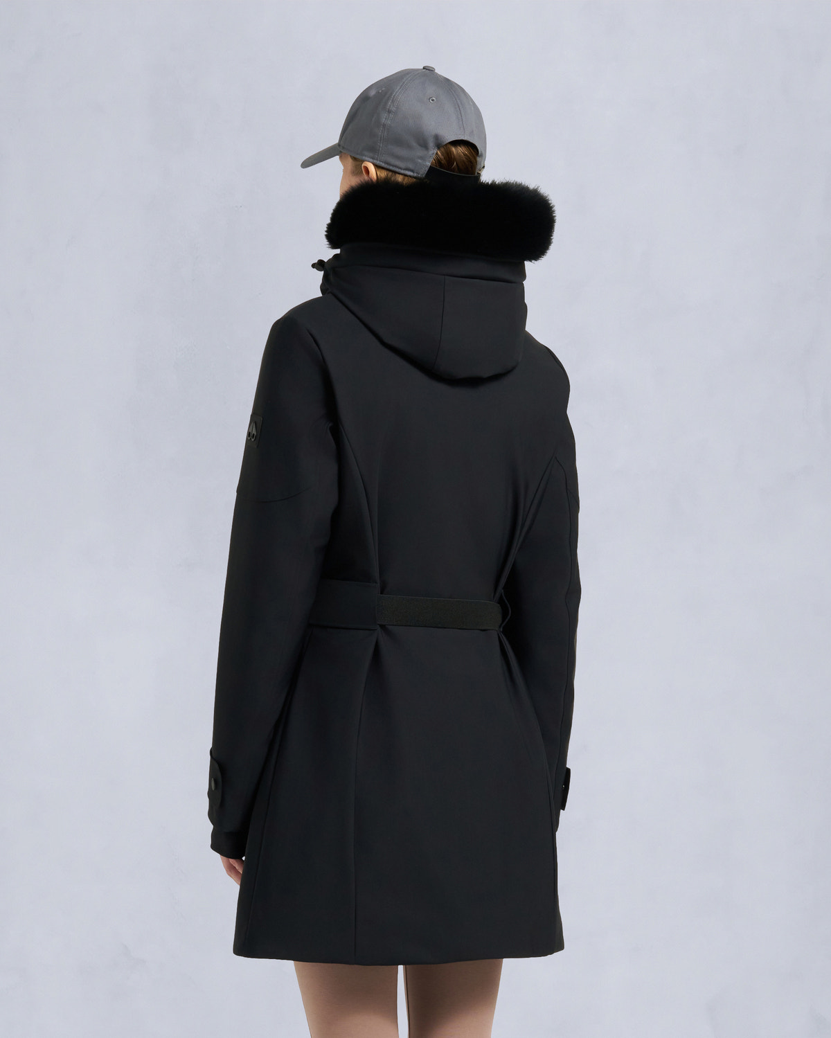 Moose Knuckles - M35LP257S - Wingrove Shearling Trim Down Parka - WOMENS -  - Back