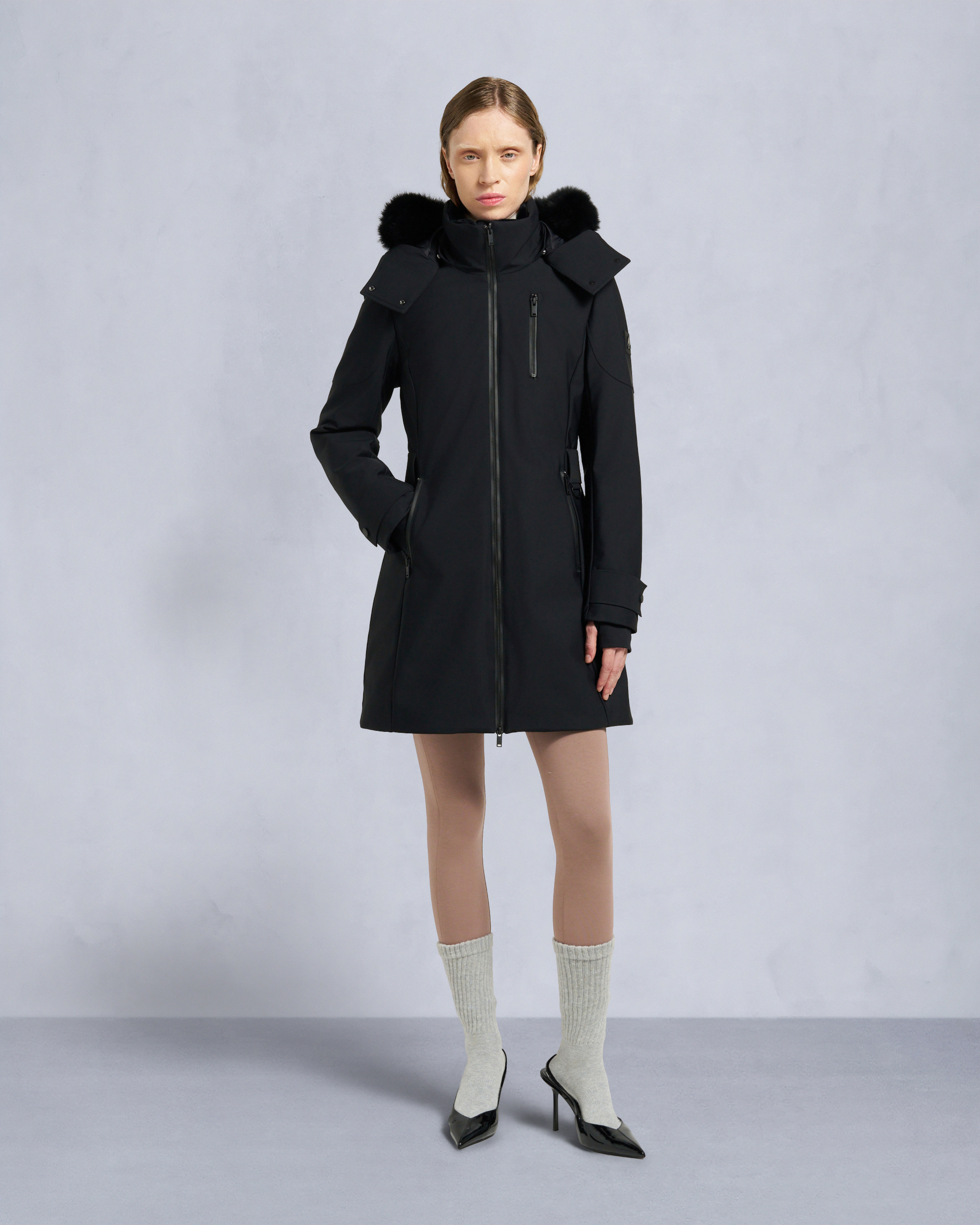 Moose Knuckles - M35LP257S - Wingrove Shearling Trim Down Parka - WOMENS -  - Detail3