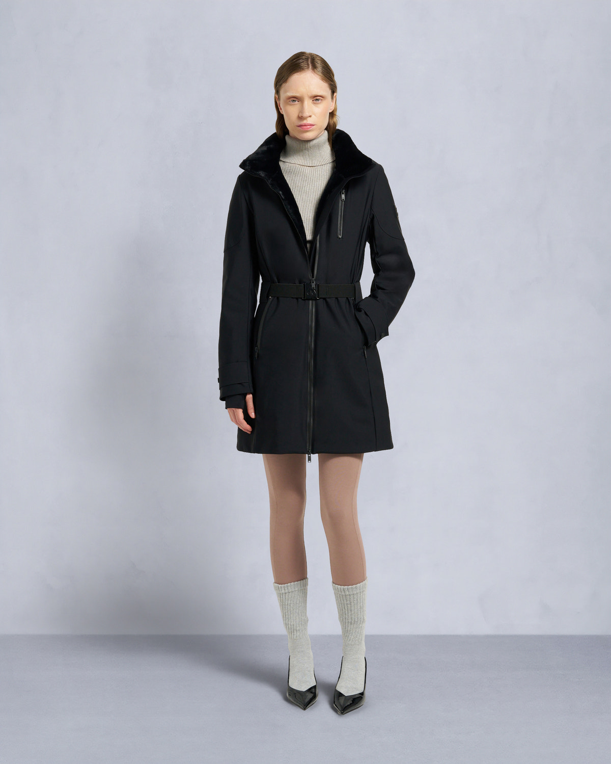 Moose Knuckles - M35LP257S - Wingrove Shearling Trim Down Parka - WOMENS -  - Detail4