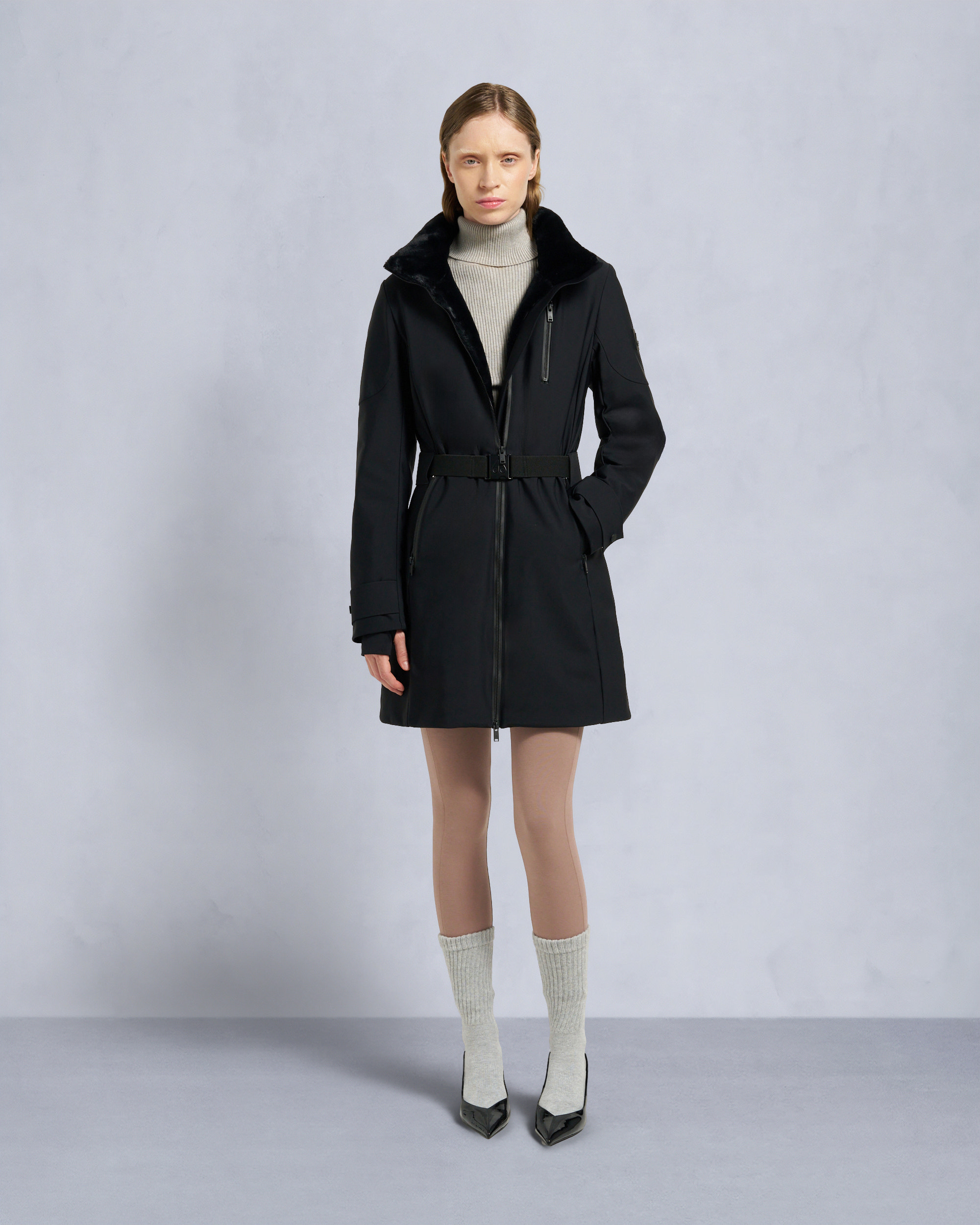 Moose Knuckles - M35LP257S - Wingrove Shearling Trim Down Parka - WOMENS -  - Detail4