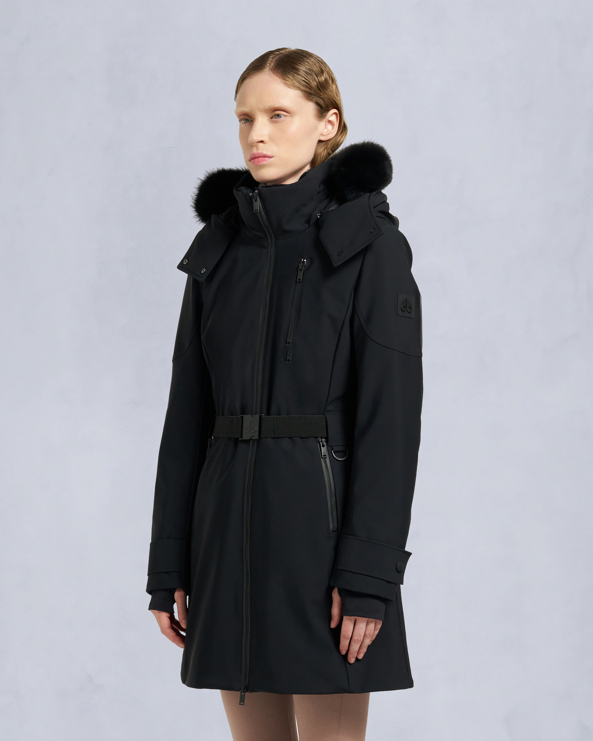 Moose Knuckles - M35LP257S - Wingrove Shearling Trim Down Parka - WOMENS -  - Front