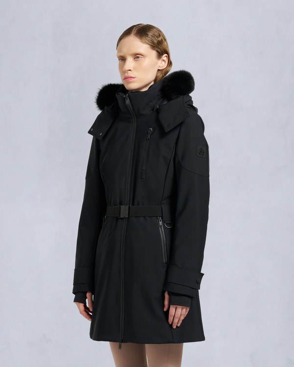 Moose Knuckles - M35LP257S - Wingrove Shearling Trim Down Parka - WOMENS -  - Front