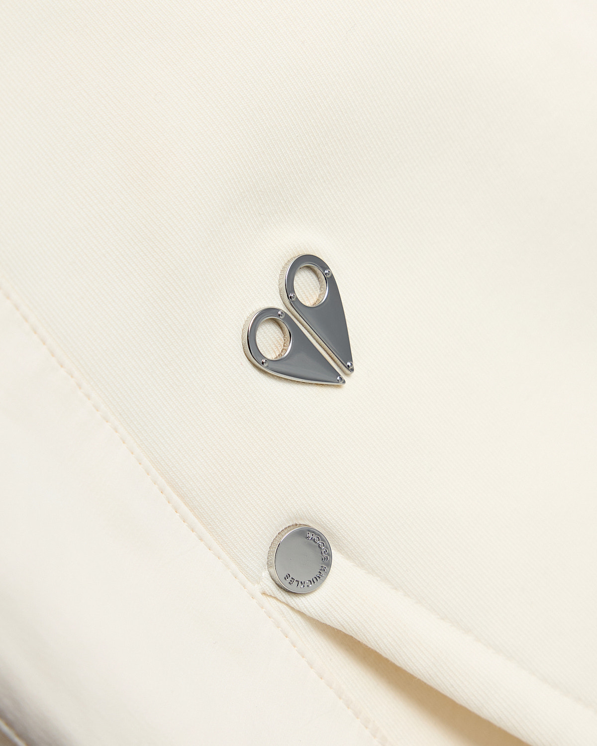 Moose Knuckles - M35LR756 - Mixed Media Wide-Leg Pants - WOMENS -  - Detail2