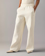 Moose Knuckles - M35LR756 - Mixed Media Wide-Leg Pants - WOMENS -  - Front