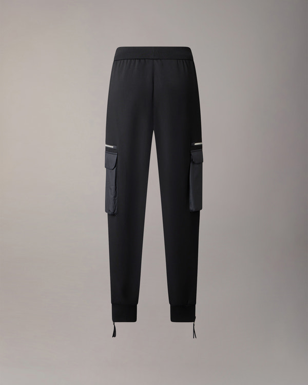 Moose Knuckles - M35LR756 - Mixed Media Wide-Leg Pants - WOMENS -  - Detail9