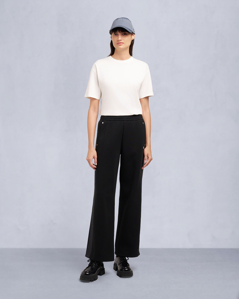 Moose Knuckles - M35LR756 - Mix Media Wide Leg Pant - WOMENS -  - Front Category