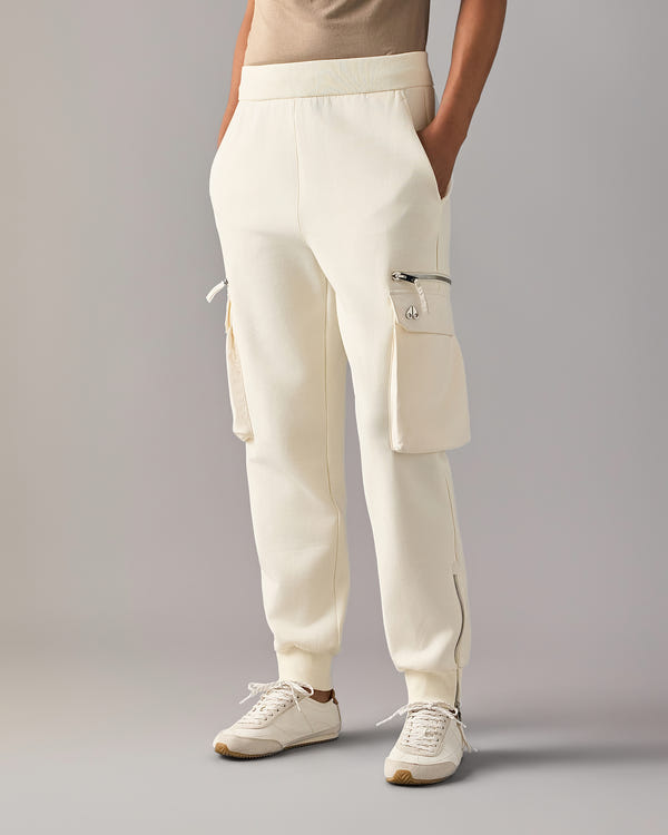 Moose Knuckles - M35LR800 - Mixed Media Joggers - WOMENS -  - Front