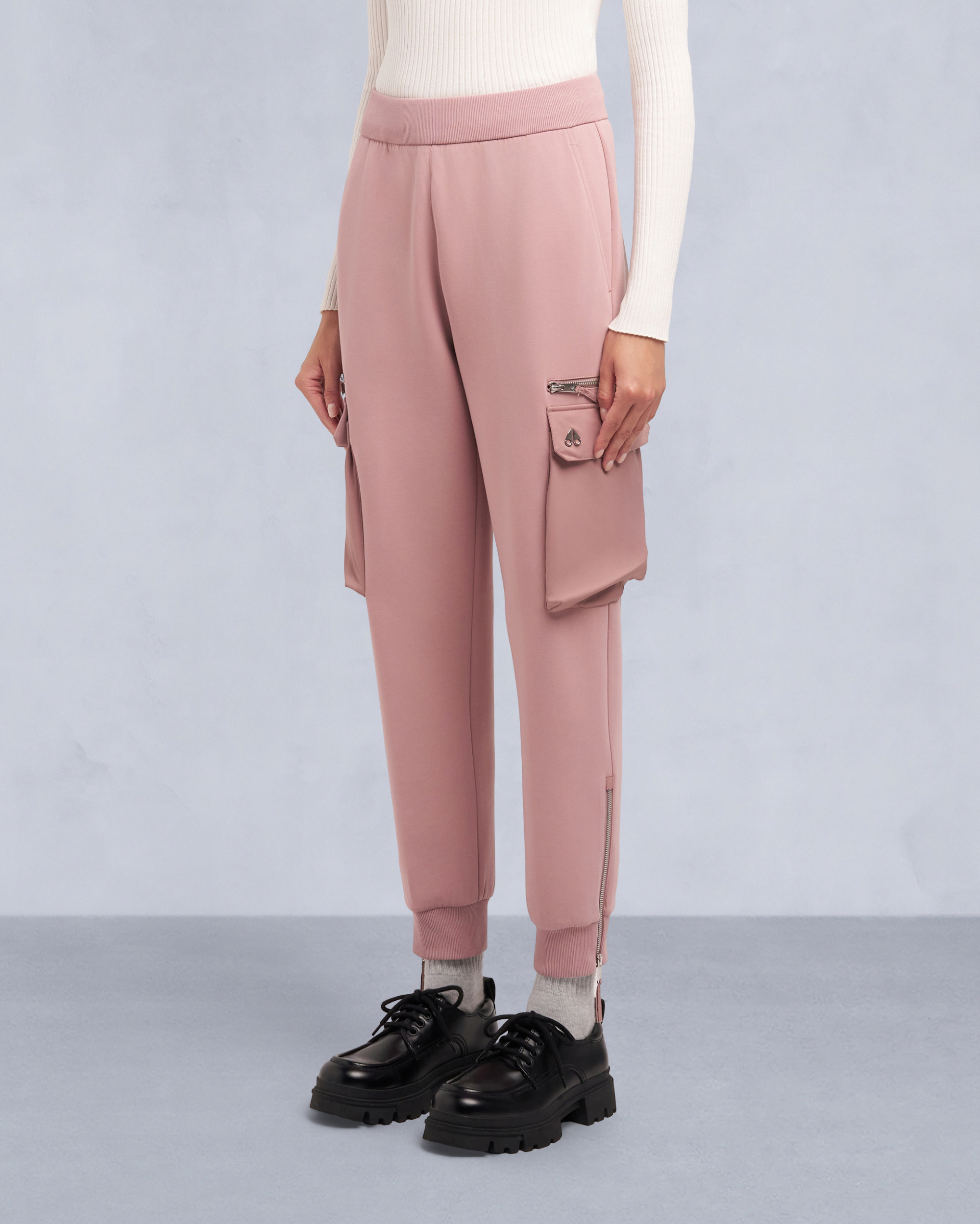 Moose Knuckles - M35LR800 - MixMedia Joggers - WOMENS -  - Front