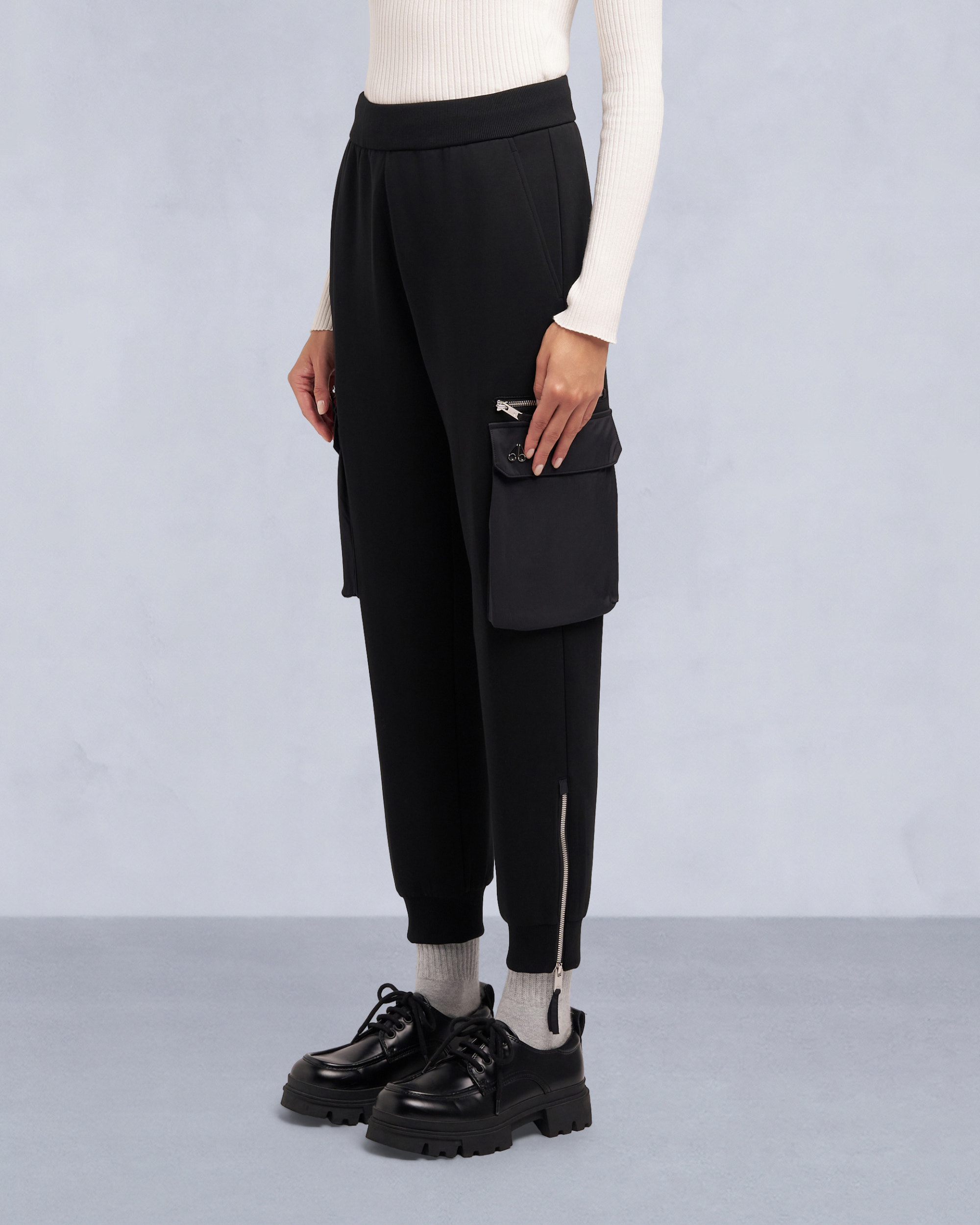 Moose Knuckles - M35LR800 - MixMedia Joggers - WOMENS -  - Front