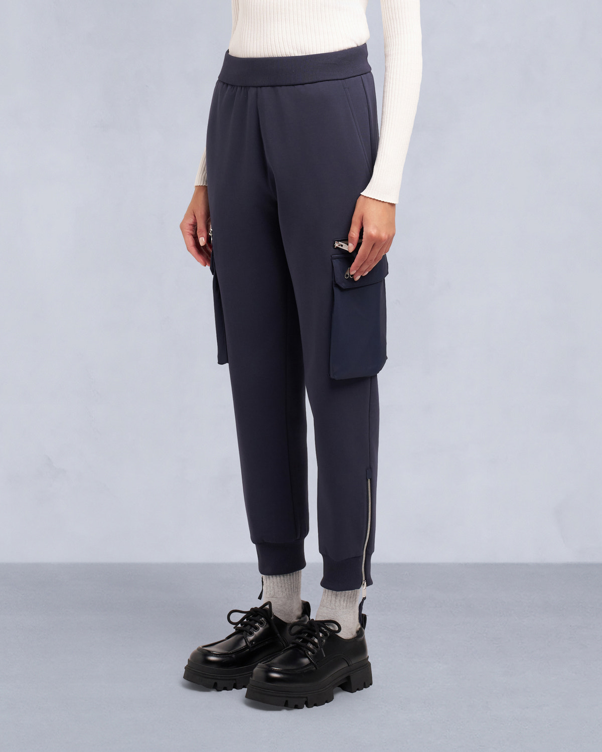 Moose Knuckles - M35LR800 - MixMedia Joggers - WOMENS -  - Front