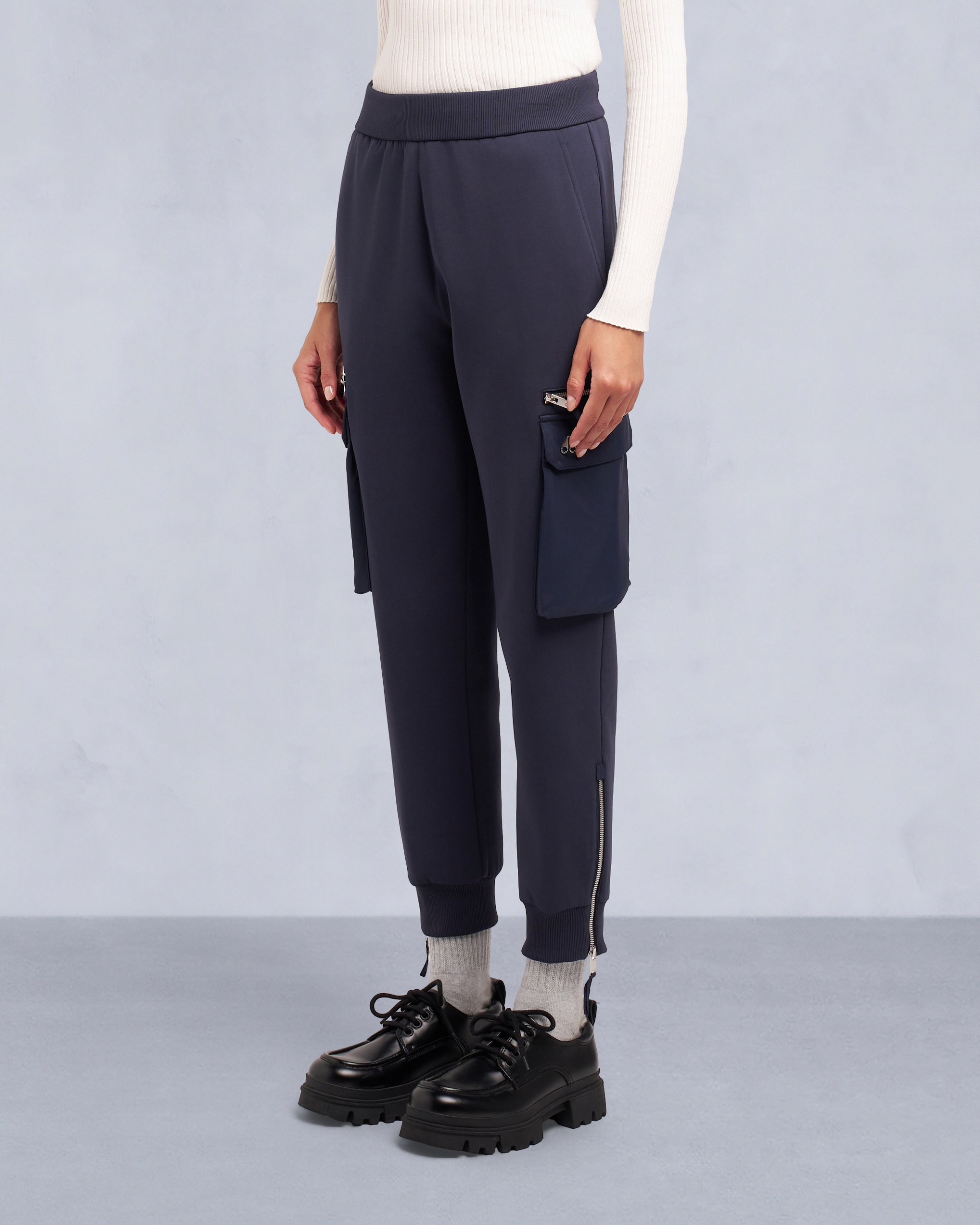 Moose Knuckles - M35LR800 - MixMedia Joggers - WOMENS -  - Front