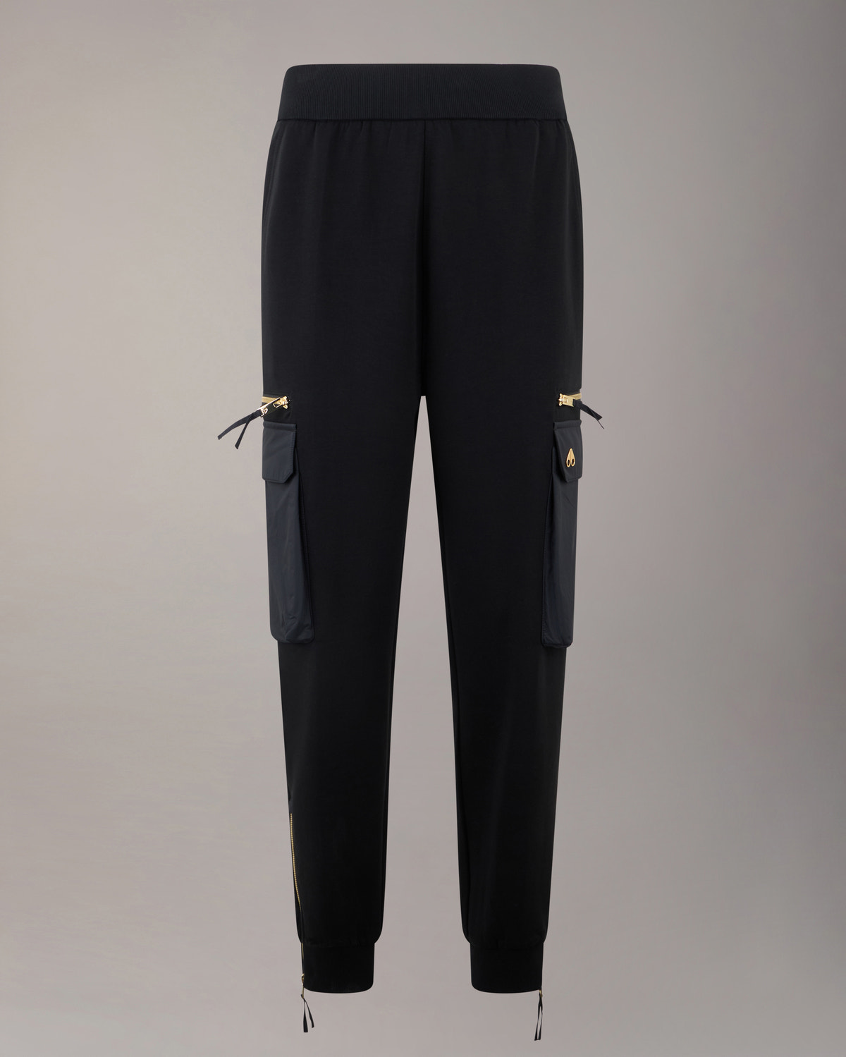 Moose Knuckles - M35LR800G - Gold Series Mixed Media Joggers in Neoprene - WOMENS -  - GM