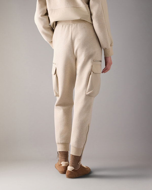 Moose Knuckles - M35LR800H - Mixed Media Neoprene Joggers - WOMENS -  - Back