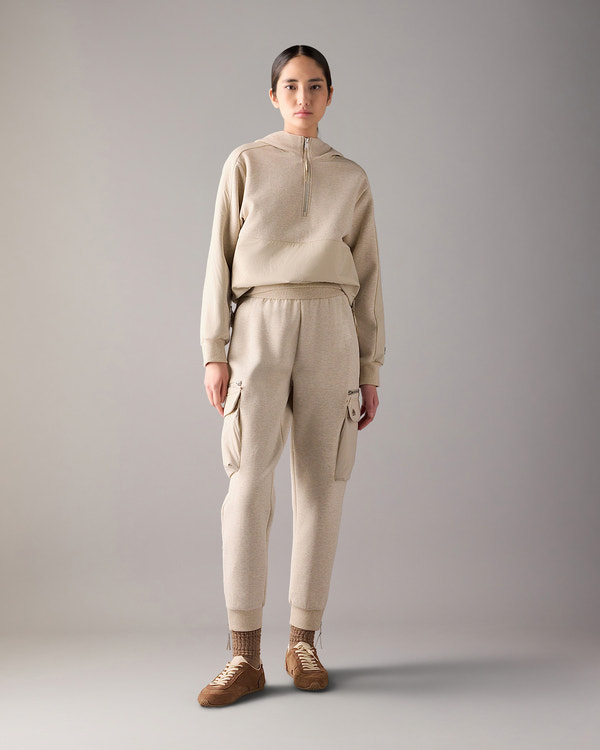 Moose Knuckles - M35LR800H - Mixed Media Neoprene Joggers - WOMENS -  - Front Category