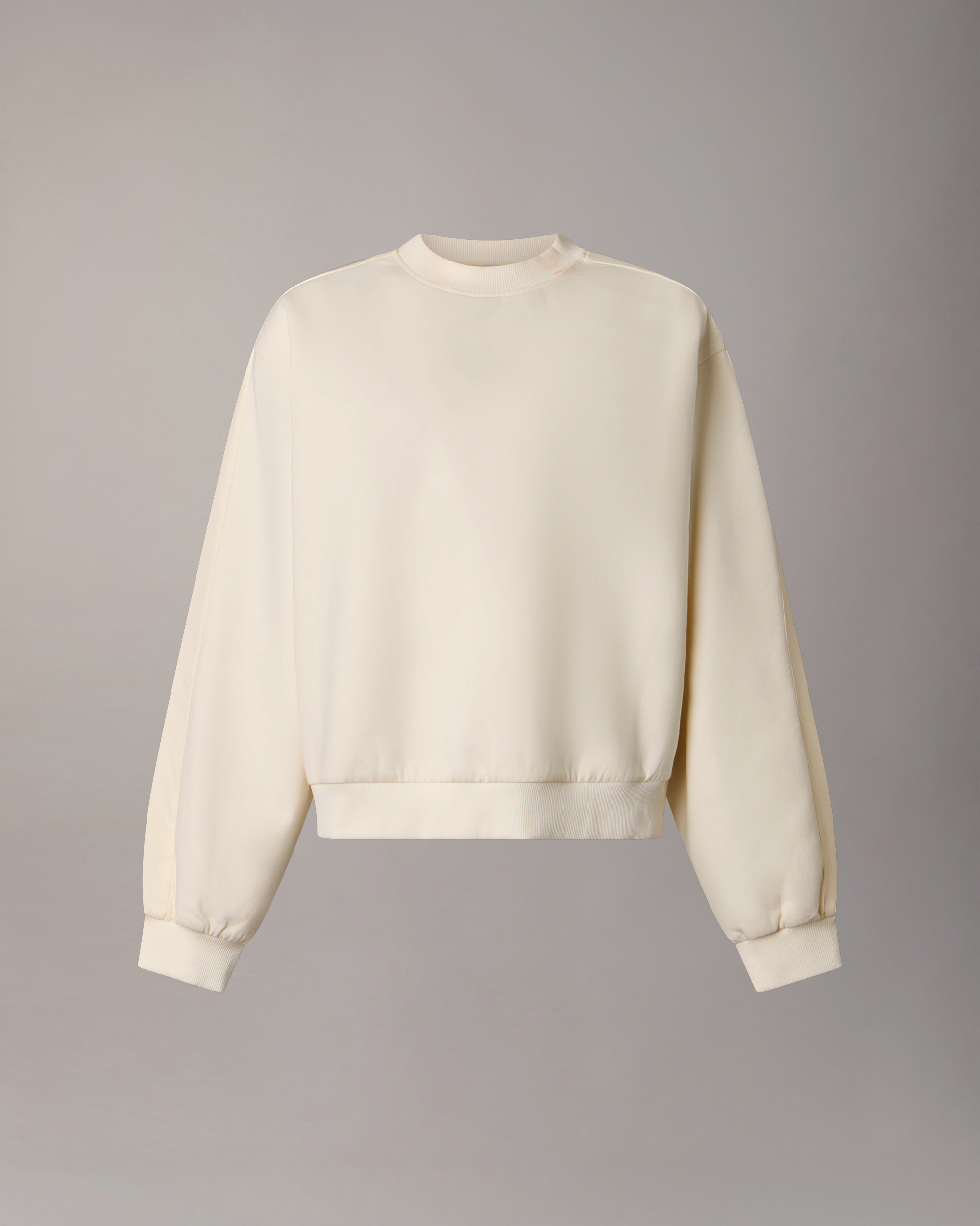 Moose Knuckles - M35LS631 - Mixed Media Crewneck Sweatshirt - WOMENS -  - Detail8