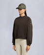 Moose Knuckles - M35LS631 - Mix Media Crewneck Sweatshirt - WOMENS -  - Front
