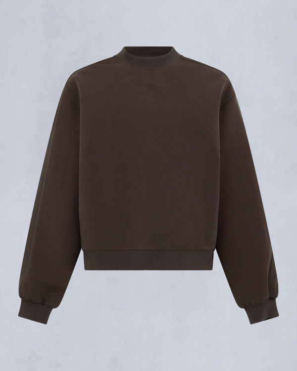 Moose Knuckles - M35LS631 - Mix Media Crewneck Sweatshirt - WOMENS -  - GM