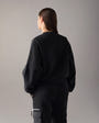 Moose Knuckles - M35LS631 - Mixed Media Crewneck Sweatshirt - WOMENS -  - Back