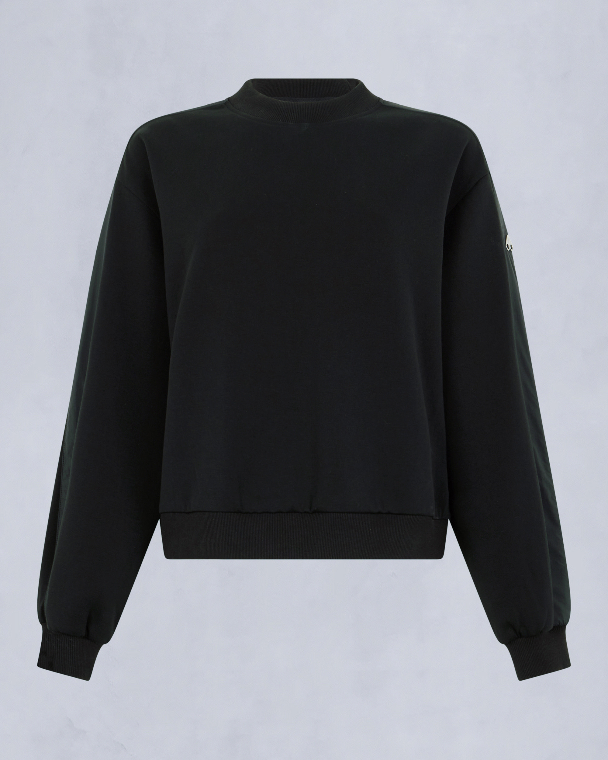 Moose Knuckles - M35LS631 - Mix Media Crewneck Sweatshirt - WOMENS -  - GM