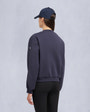 Moose Knuckles - M35LS631 - Mix Media Crewneck Sweatshirt - WOMENS -  - Back