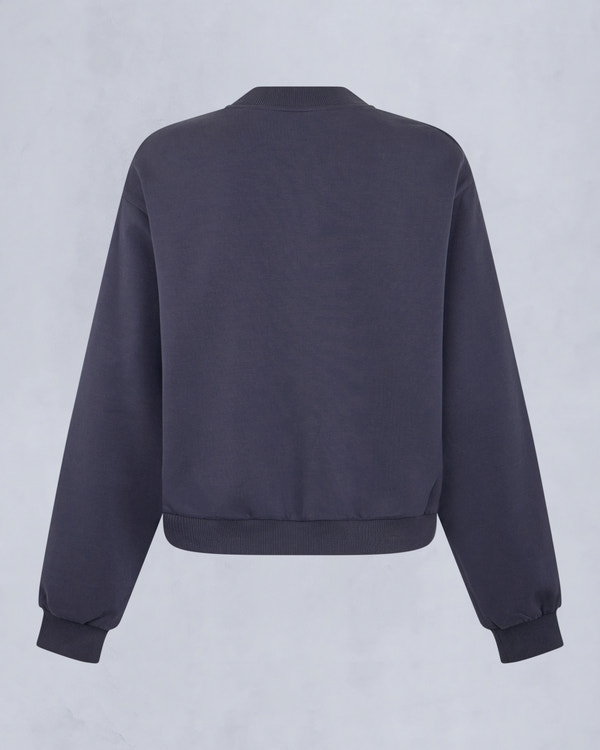 Moose Knuckles - M35LS631 - Mix Media Crewneck Sweatshirt - WOMENS -  - Detail2