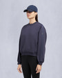 Moose Knuckles - M35LS631 - Mix Media Crewneck Sweatshirt - WOMENS -  - Front