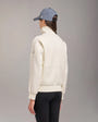 Moose Knuckles - M35LS632 - Mix Media Quarter Zip Sweater - WOMENS -  - Back