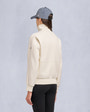 Moose Knuckles - M35LS632 - Mix Media Quarter Zip Sweater - WOMENS -  - Back