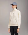 Moose Knuckles - M35LS632 - Mix Media Quarter Zip Sweater - WOMENS -  - Front