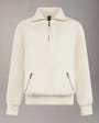 Moose Knuckles - M35LS632 - Mix Media Quarter Zip Sweater - WOMENS -  - GM