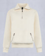 Moose Knuckles - M35LS632 - Mix Media Quarter Zip Sweater - WOMENS -  - GM