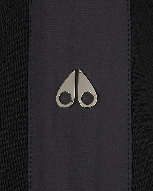Moose Knuckles - M35LS632 - Mix Media Quarter Zip Sweater - WOMENS -  - Detail1