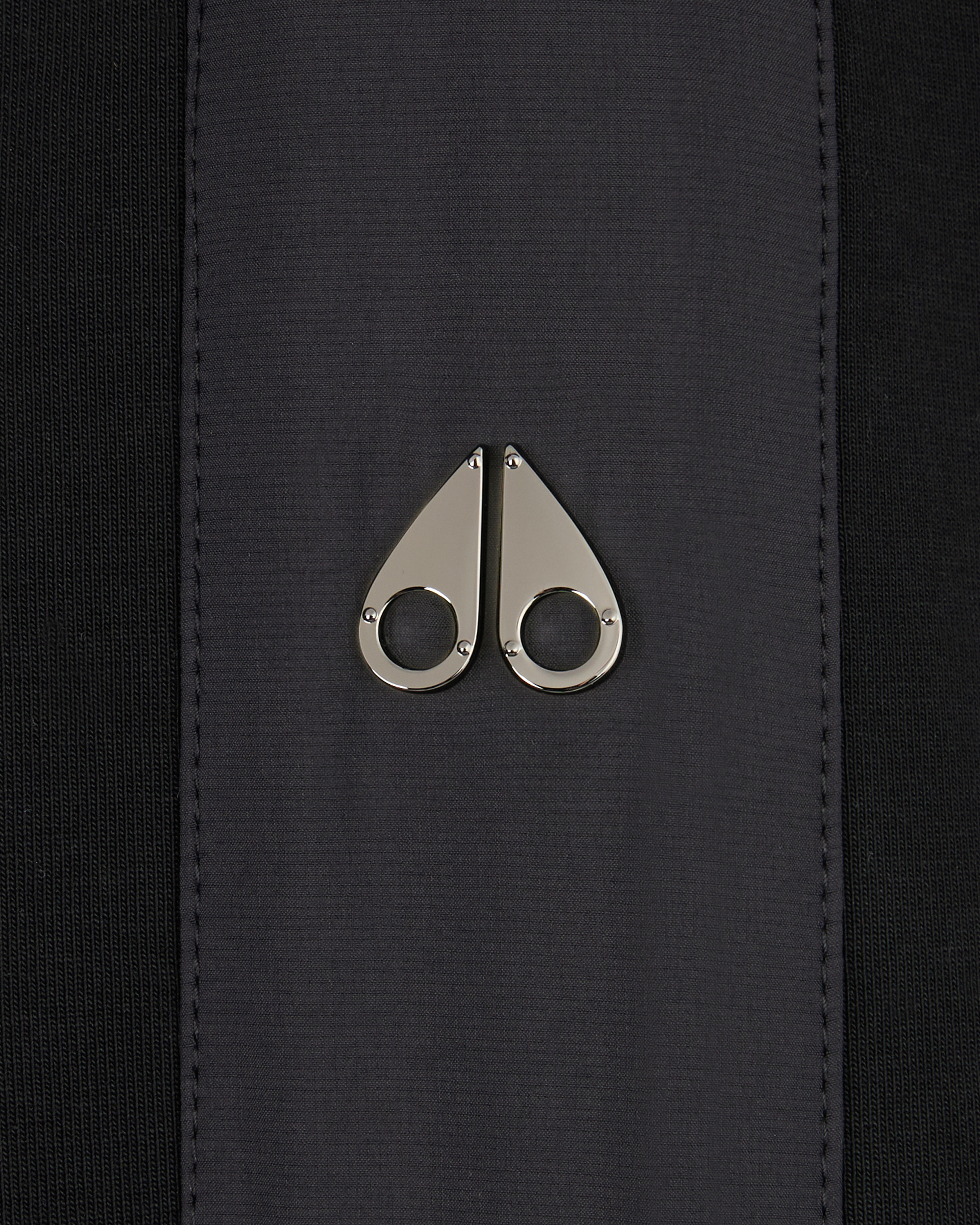 Moose Knuckles - M35LS632 - Mix Media Quarter Zip Sweater - WOMENS -  - Detail1