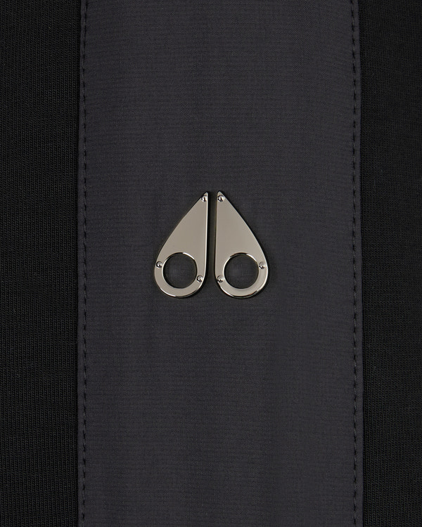 Moose Knuckles - M35LS632 - Mix Media Quarter Zip Sweater - WOMENS -  - Detail1