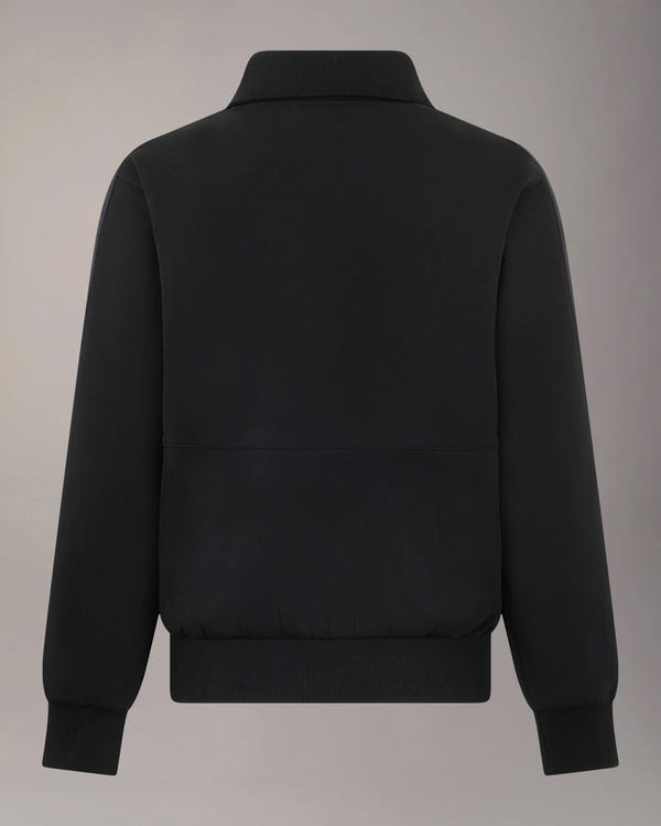Moose Knuckles - M35LS632 - Mix Media Quarter Zip Sweater - WOMENS -  - Detail2
